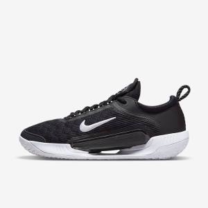 Zapatillas Tenis Nike NikeCourt Zoom NXT Hard Court Hombre Negras Blancas | NK956YDG