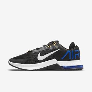 Zapatillas Training Nike Air Max Alpha Trainer 4 Hombre Negras Azules Naranjas Gris | NK173EOX