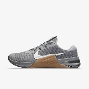 Zapatillas Training Nike Metcon 7 Hombre Gris Marrones Gris Oscuro Blancas | NK120LNX