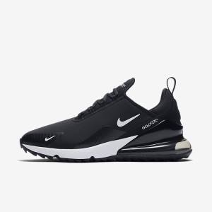 Zapatos De Golf Nike Air Max 270 G Hombre Negras Blancas | NK048CQH